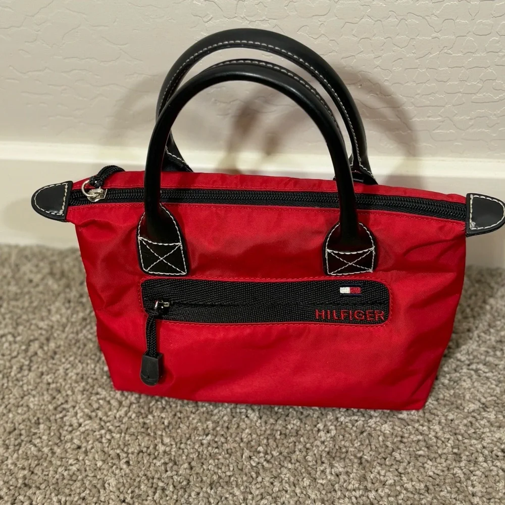 Vintage 90’s True Y2K mini Handbag Red‎ Tommy Girl 10x7